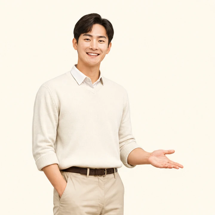 회생 중 장기렌트카 상담 신청을 안내하는 담당자